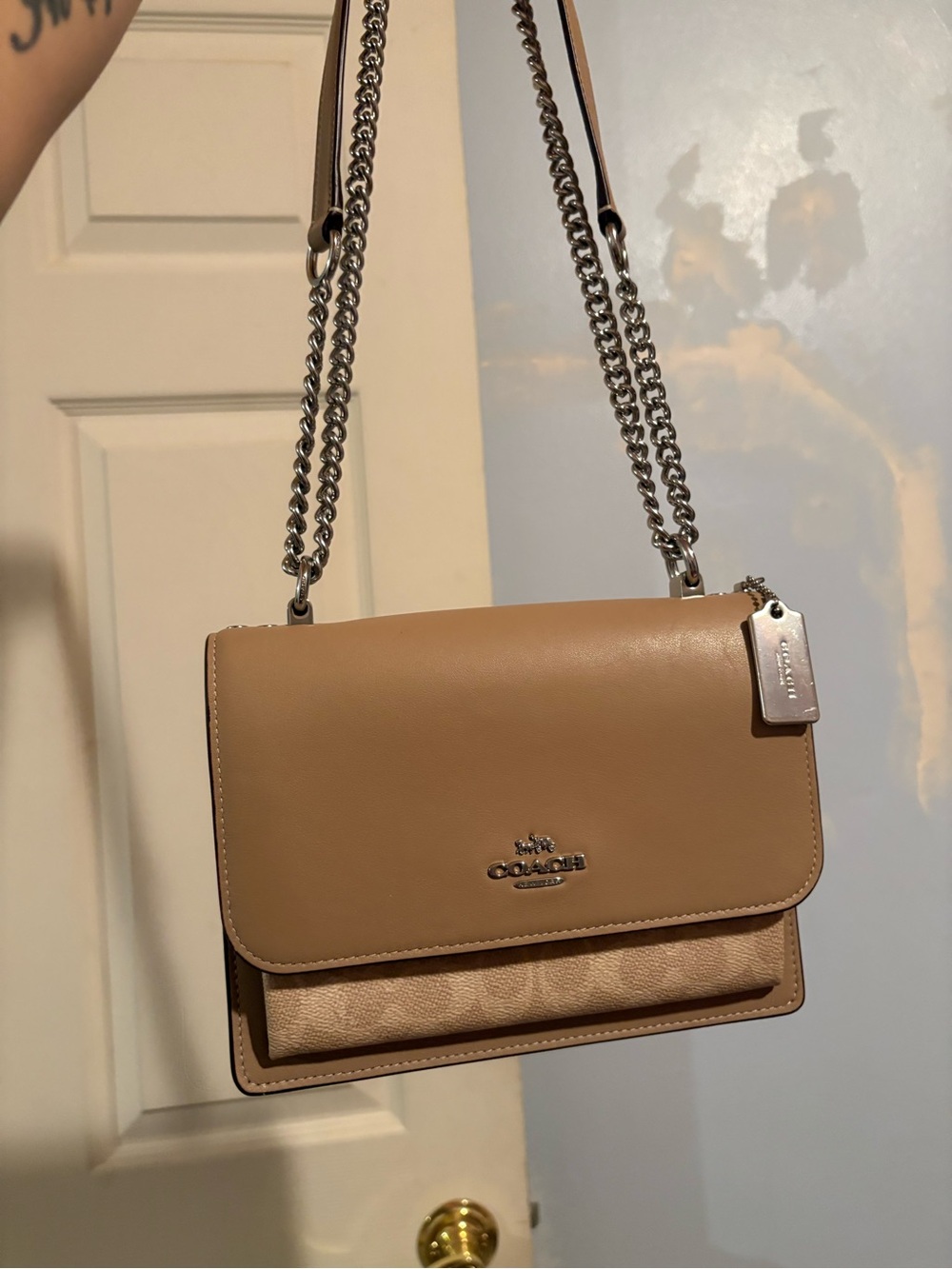 Coach Klare Tan Like New Crossbody Bag
